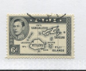 Fiji KGVI 1938 6d used