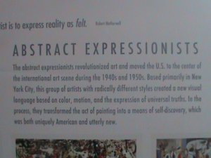 ​UNITED STATES-2010 SC#4444  ABSTRACT EXPRESSIONISTS-PAINTING-MNH S/S SHEET VF