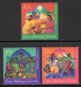 Cocos Keeling Islands 316-318 MNH VF