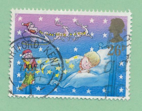Great Britain 1987 Scott 1198 used - 26p, Christmas