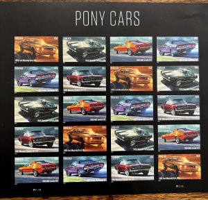 2022 Imperf Sheet Pony Cars Scott #5715 - 19