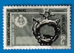 URUGUAY SCOTT#760 1968 2P SAILOR'S MONUMENT - MH
