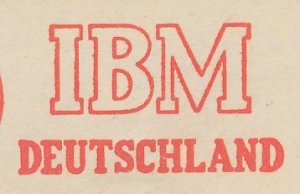 Meter cut Germany 1953 IBM