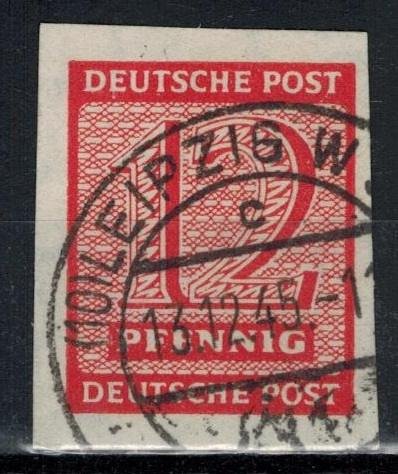 Germany - Russian Zone - West Saxony - Scott 14N7a