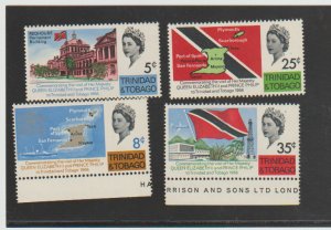 Trinidad & Tobago Scott # 119-122 MNH 1966 Royal Visit