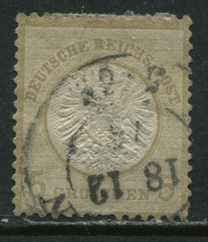 Germany 1872 5 groschen used