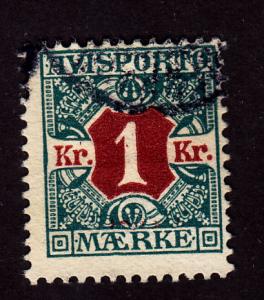 Denmark P8 Newspaper Stamp 1907