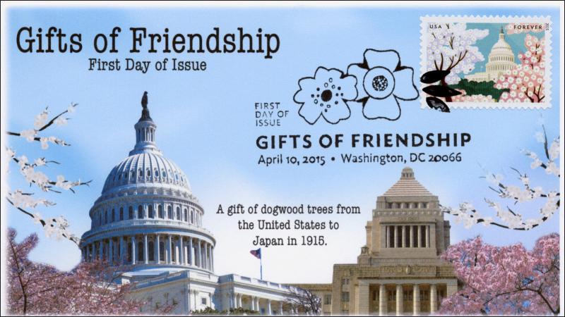 2015, Gifts of Friendship, Tokyo National Diet Building , US Capital Dome, BW 