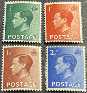 GREAT BRITAIN # 230-233-MINT/HINGED---COMPLETE SET---1936