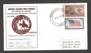 1958 US Boy Scout Natchez Nashville Vicksburg Andrew Jackson signed