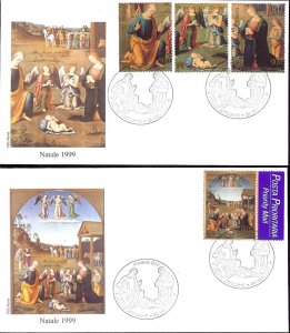 1999 - VATICAN - Scott #1124-1127- FDC
