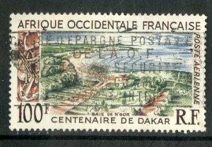 FRENCH WEST AFRICA C27 USED SCV $2.40 BIN $1.00 LANDSCAPE