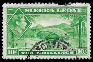 Sierra Leone 184  1938  10 sh.  fvf used