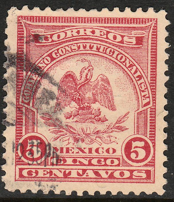 MEXICO 389, 5c DENVER ISSUE. USED. F-VF. (509)