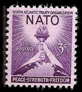 # 1008 MINT NEVER HINGED NATO