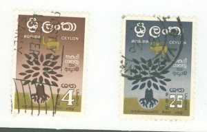 Ceylon #360-1  Single (Complete Set)