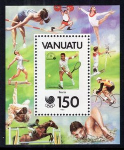 Vanuatu 484 Summer Olympics Souvenir Sheet MNH VF