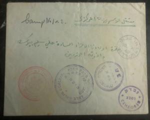 1948 Censored Cover to Israel Prisoner of War POW Camp 192 Yiddish Red Cros Can