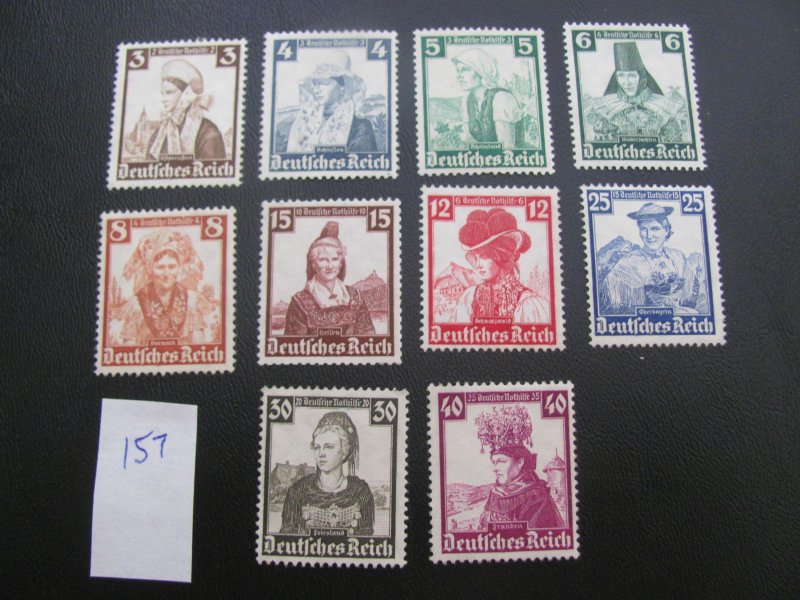 Germany 1935 MNH SC B69-78 SET VF/XF 180 EUROS (157)