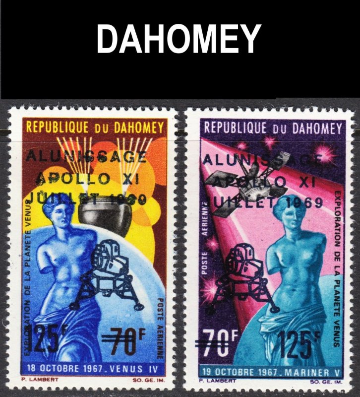 Dahomey Scott C103-04 complete set F to VF mint OG NH.