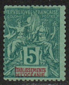 French Polynesia Sc #4 Mint Hinged