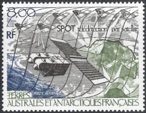 FSAT #C95 Spot Satellite over Antarctica (1986) NH