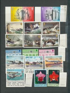 Guernsey Isle of Man Jersey MNH (Apx 90 Stamps) (W188