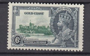 J39475  jlstamps, 1935 gold coast mng #110 jubilee