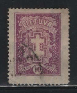 Lithuania 213 Double-Barred Cross 1927