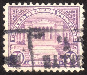 1922, US 50c, Arlington Amphitheater, Used, Sc 570,