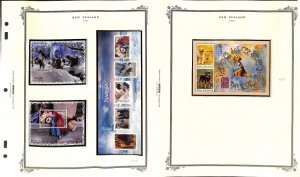 New Zealand Stamp Collection on 14 Scott Specialty Pages, 2005-2006 Mint NH (CE)