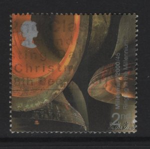 Great Britain  #1934 used  2000 millennium  sound and vision 2nd