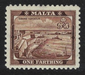 Malta Grand Harbour Valletta ¼d 1938 MNH SG#217