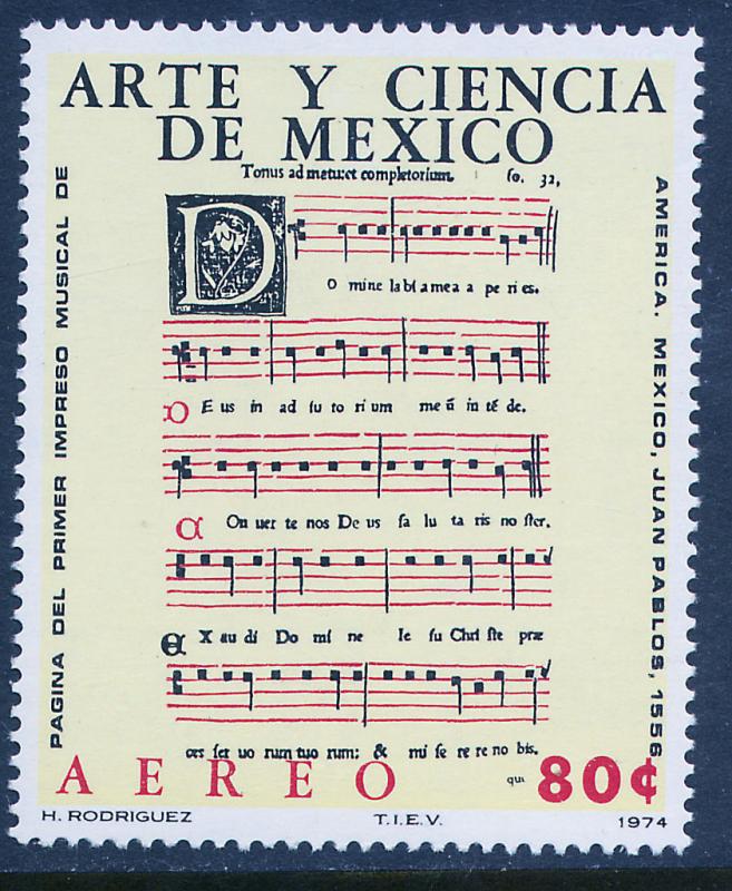 MEXICO C440, Art & Science (Series 4) Musicians. MINT, NH. VF.