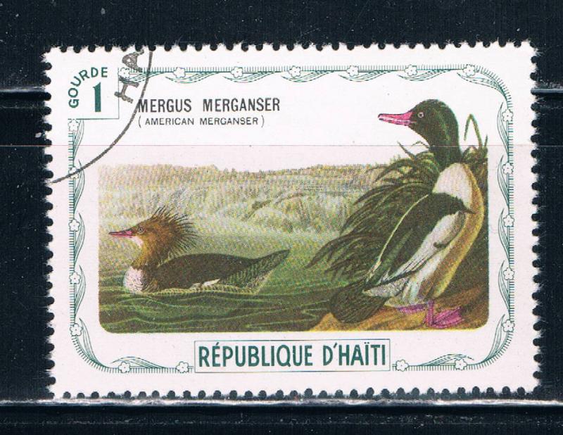 Haiti  Used Birds American Merganser (H0019)