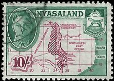 NYASALAND PROTECTORATE   #80 USED (1)