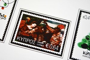 COLOR PRINTED GREEK CYPRUS 2011-2020 STAMP ALBUM PAGES (41 illustr. pages)