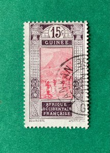 FRENCH GUINEA Scott 71 with Kankan cancel (See description)