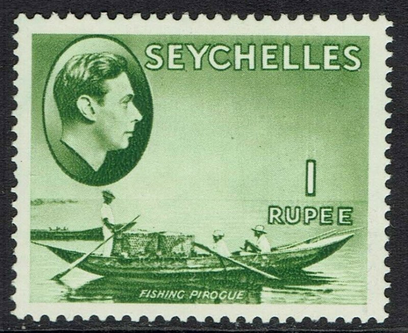 SEYCHELLES 1938 KGVI FISHING BOAT 1R 