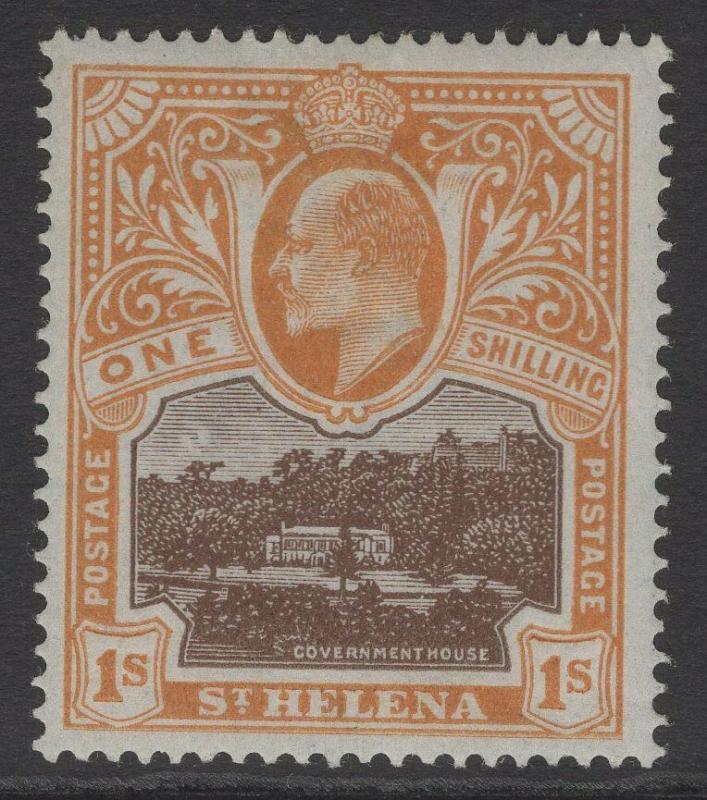 ST.HELENA SG59 1903 1/= BROWN & BROWN-ORANGE MTD MINT