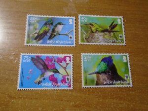 Virgin Islands  British  #  1151-54  MNH   Birds