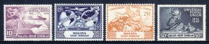 Malaya (Negri Sembilan) - Scott #59-62 - MNH - Lt. crease #59 - SCV $3.50