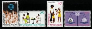 ST.KITTS-NEVIS SG303/6 1974 FAMILY PLANNING MNH