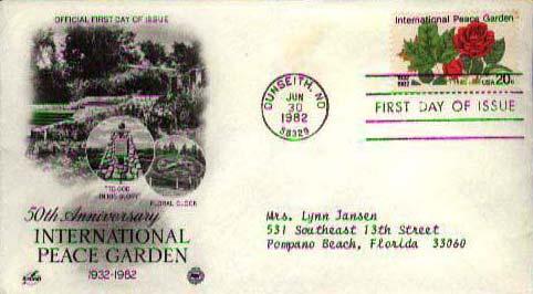 United States, First Day Cover, Flowers, North Dakota