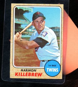 1968 TOPPS HARMON KILLEBREW EX-NRMT