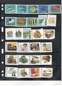 MICRONESIA COLLECTION ON STOCK SHEET ALL MNH