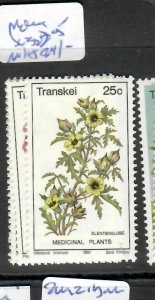 TRANSKEI (P0309B)  FLOWERS  SG 32-5   MNH 