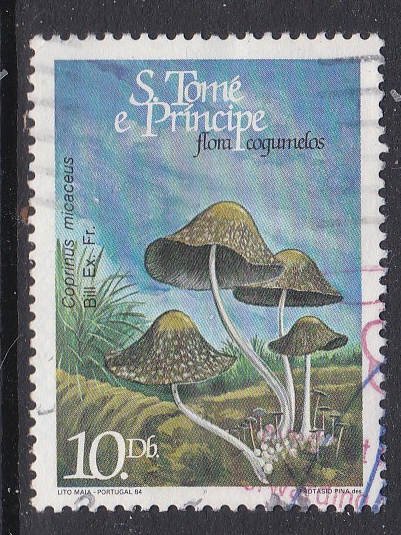 St. Thomas and Prince Islands #771 F-VF Used Mushrooms