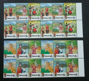 Malaysia PATA Conference 1986 Costume Dance Opera Art (stamp block) MNH *rare