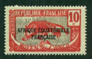 Middle Congo 1925 #28 MH SCV(2024)=$0.50